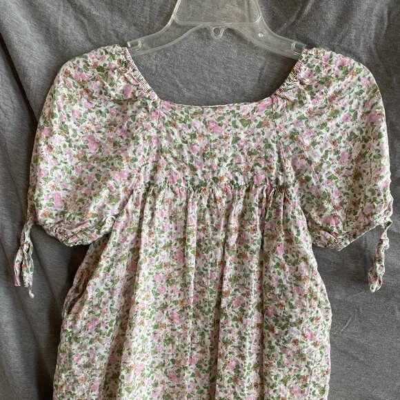 Chelsea & Violet Bohemian Kids Blouse SZ S Floral Pattern* - Picture 4 of 9